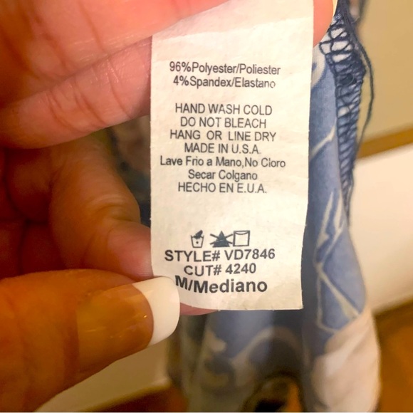 Vanilla Bay Floral Bodycon Maxi Dress EUC Size M - Picture 6 of 8